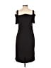 Marina Solid Black Cocktail Dress Size 12 - photo 2
