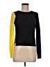 Theory Color Block Black Wool Pullover Sweater Size M - photo 1