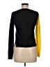 Theory Color Block Black Wool Pullover Sweater Size M - photo 2