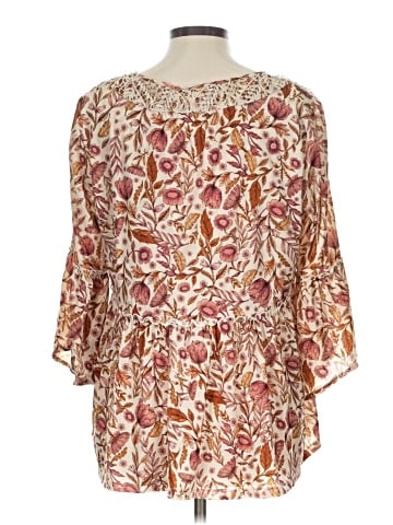 Style&Co 3/4 Sleeve Blouse (view 2)