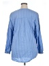 Old Navy Blue Long Sleeve Blouse Size XL - photo 2