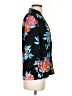 Maeve 100% Rayon Floral Black 3/4 Sleeve Blouse Size 2 - photo 4