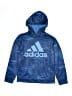 Adidas 100% Polyester Blue Pullover Hoodie Size 14 - 16 - photo 1