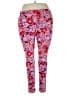 No Boundaries Floral Red Leggings Size 3X - photo 2