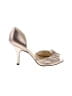 AK Anne Klein Metallic Silver Heels Size 7 - photo 1