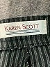 Karen Scott 100% Polyester Chevron-herringbone Black Dress Pants Size 16 - photo 4