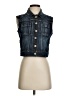 Express 100% Cotton Blue Denim Vest Size S - photo 1