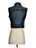 Express 100% Cotton Blue Denim Vest Size S - photo 2
