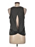 Fabletics Solid Gray Sleeveless T-Shirt Size M - photo 2