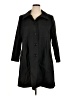 DKNY 100% Polyester Black Trenchcoat Size XL - photo 1
