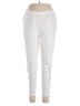 Denim 24/7 Solid White Track Pants Size 14W - photo 1