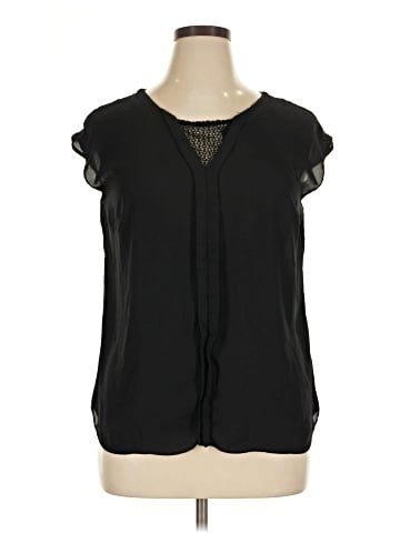 Worthington Short Sleeve Blouse (view 1)