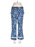 Robert Louis 100% Rayon Animal Print Blue Casual Pants Size L - photo 1