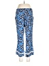 Robert Louis 100% Rayon Animal Print Blue Casual Pants Size L - photo 2