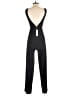 Capella Apparel Solid Black Jumpsuit Size S - photo 2