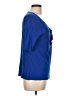 Old Navy Blue 3/4 Sleeve Top Size L - photo 4