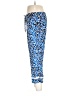 Robert Louis 100% Rayon Animal Print Blue Casual Pants Size L - photo 5