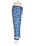 Robert Louis 100% Rayon Animal Print Blue Casual Pants Size L - photo 4