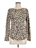 Chico's Animal Print Tan Pullover Sweater Size Med (1) - photo 1
