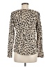 Chico's Animal Print Tan Pullover Sweater Size Med (1) - photo 2