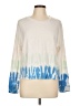 Splendid Tie-dye White Pullover Sweater Size L - photo 1