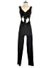 Capella Apparel Solid Black Jumpsuit Size S - photo 1