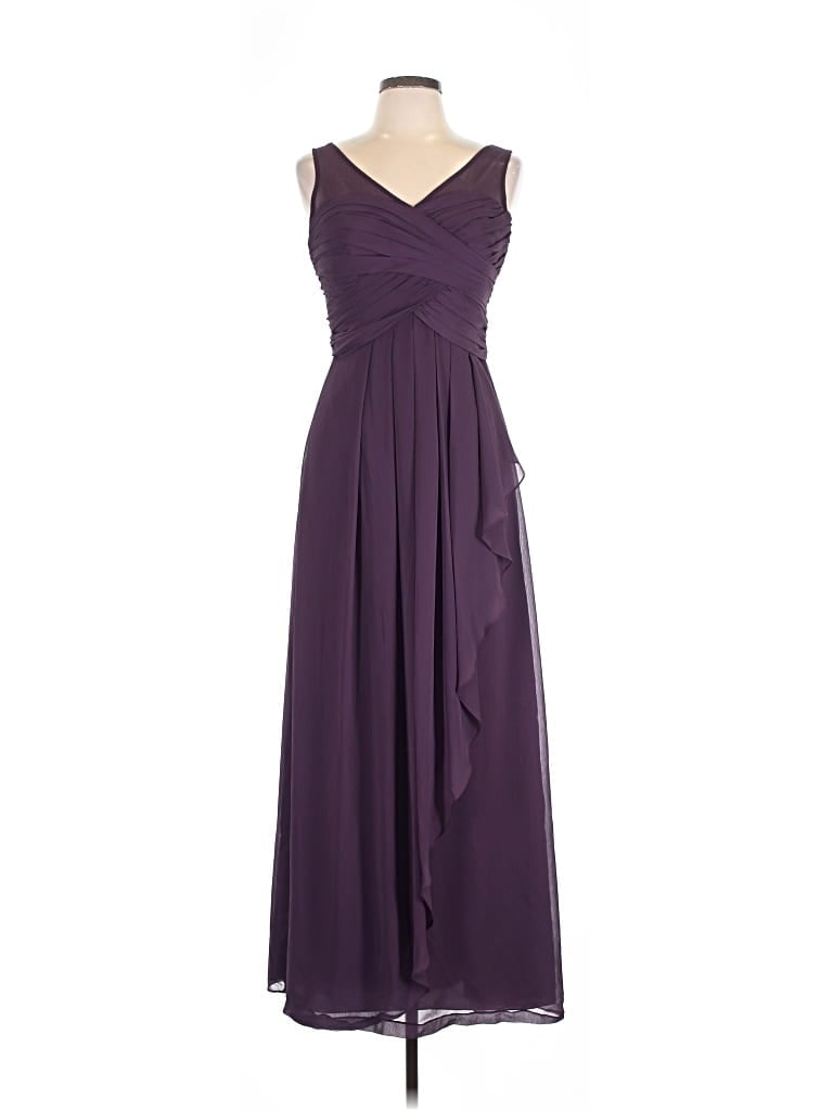 Pre-owned David's Bridal Cocktail Dress In Purple