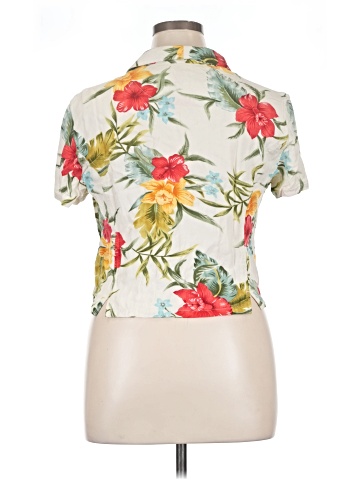 Caribbean Joe Short Sleeve Blouse (view 2)