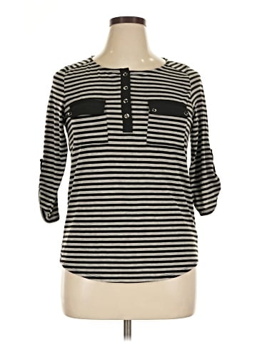 Faith and Joy 3/4 Sleeve Top (view 1)