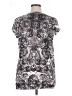 Energie 100% Polyester Paisley Silver Short Sleeve T-Shirt Size XL - photo 2