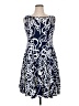 Haani Graphic Blue Cocktail Dress Size XL (petite) - photo 1