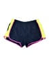 Danskin Now 100% Polyester Color Block Blue Athletic Shorts Size 12 - photo 1