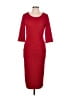 Long Tall Sally Solid Red Casual Dress Size 8 - photo 1