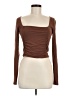 Wilfred Brown Long Sleeve Top Size M - photo 1