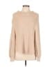 Free People Metallic Tan Turtleneck Sweater Size M - photo 1