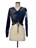 Eye Candy Blue Long Sleeve Top Size M - photo 1