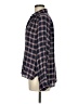 Ann Taylor LOFT Plaid Blue Long Sleeve Blouse Size M - photo 5