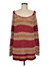 Free People Stripes Multi Color Red Pullover Sweater Size M - photo 1