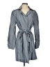Ann Taylor Gray Trenchcoat Size S - photo 1