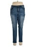Democracy Solid Blue Jeans Size 14 - photo 1