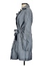 Ann Taylor Gray Trenchcoat Size S - photo 5
