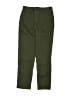 Uniqlo Solid Green Khakis Size 130 cm / US 8 - photo 1