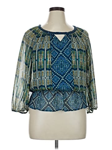 DressBarn 3/4 Sleeve T-Shirt (view 1)
