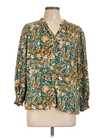 Eclair 3/4 Sleeve Blouse (view 1)