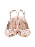 Just Fab Floral Ivory Heels Size 8 - photo 2