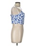 Honey Punch 100% Rayon Blue Sleeveless Blouse Size L - photo 4