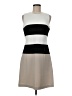 Calvin Klein Color Block Gray Casual Dress Size 6 - photo 1