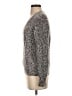 Equipment Animal Print Gray Pullover Sweater Size S - photo 5