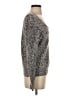 Equipment Animal Print Gray Pullover Sweater Size S - photo 4