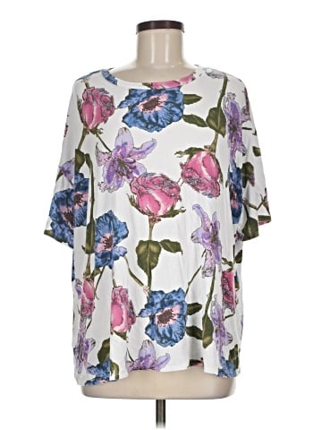 Nicole by Nicole Miller 3/4 Sleeve Blouse (view 1)